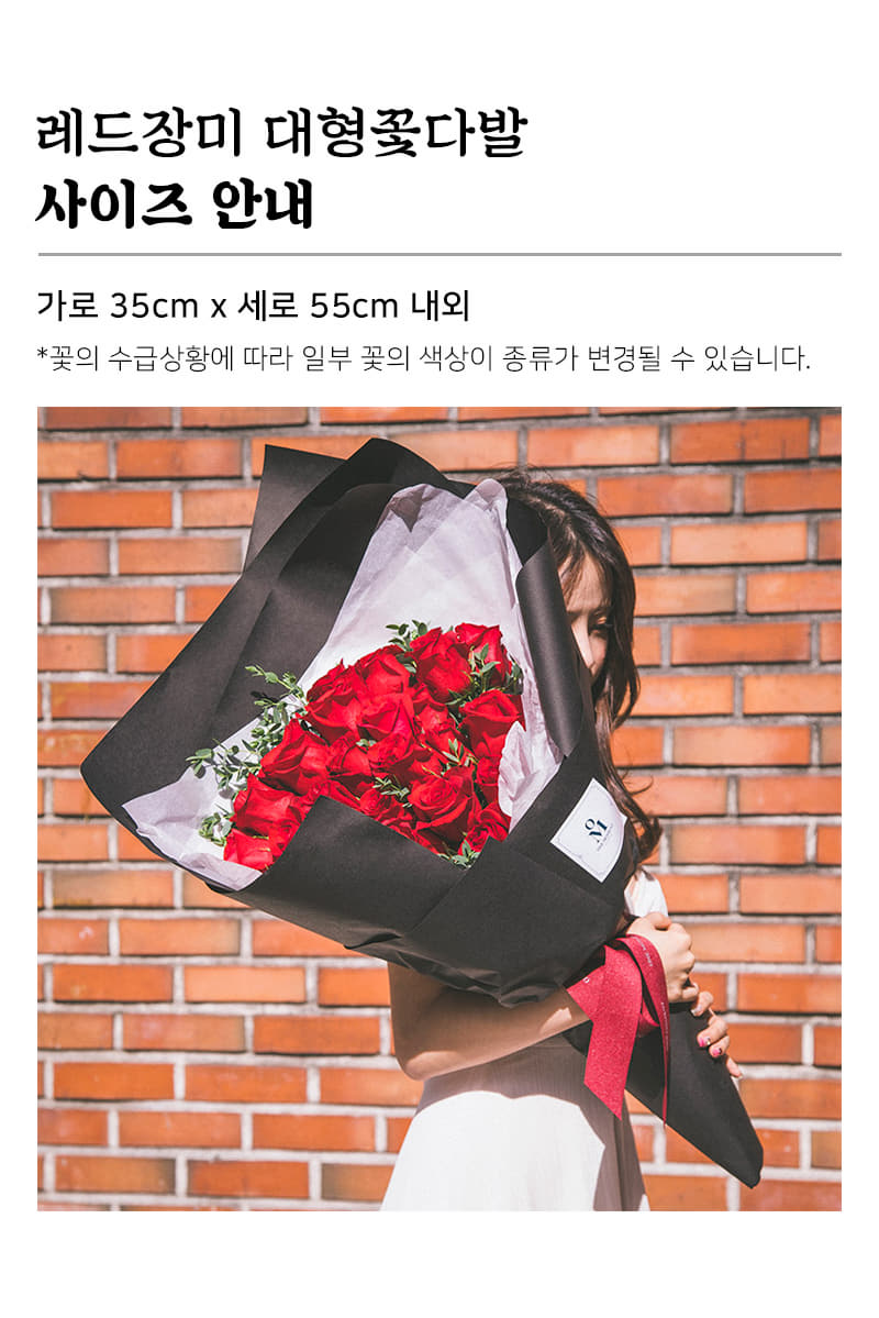 원모먼트 대형꽃다발 (레드장미) | 올리브영 원모먼트 대형꽃다발 (레드장미)