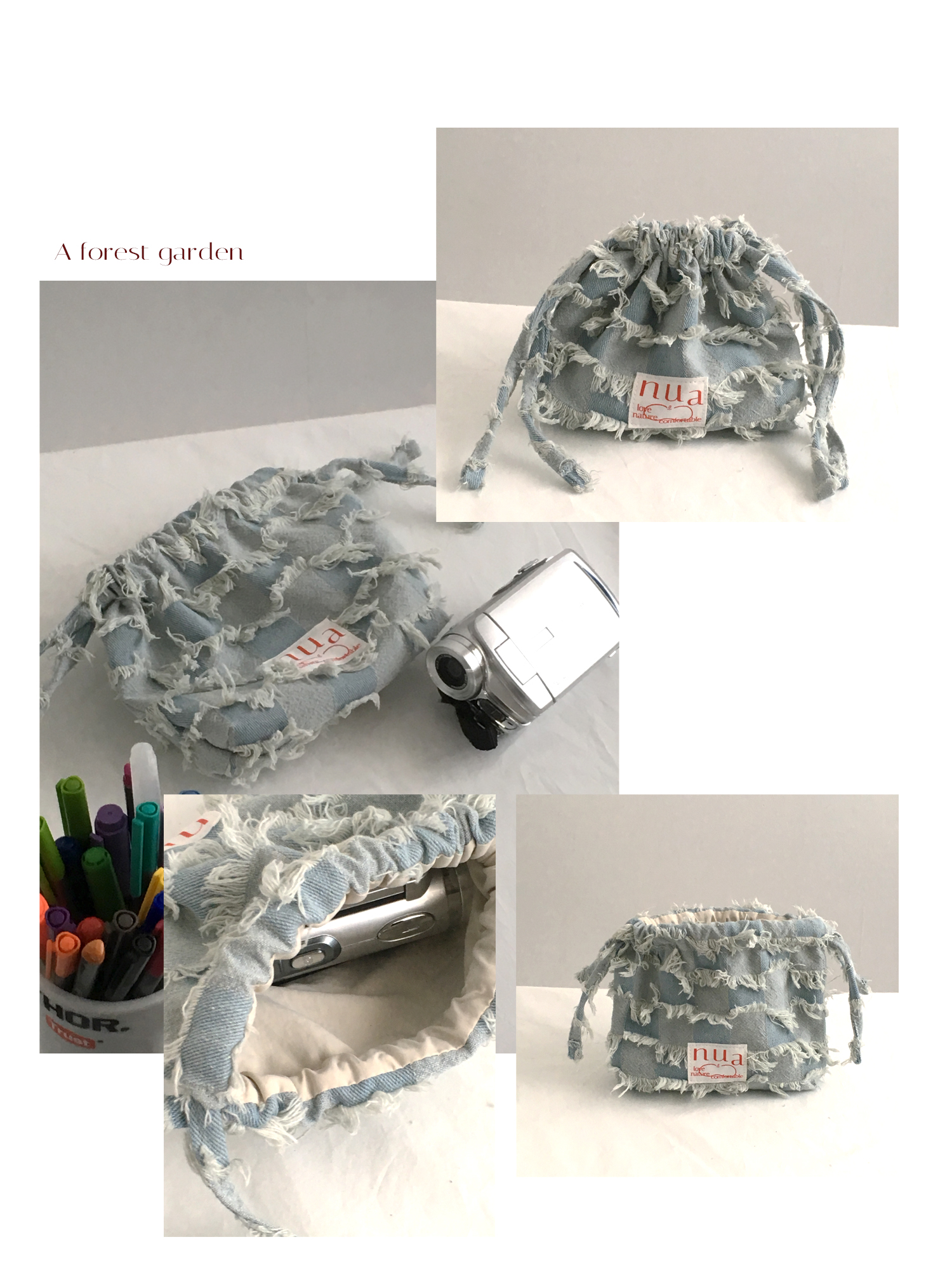 森の巾着ポーチ | ファッション通販サイト NUGU