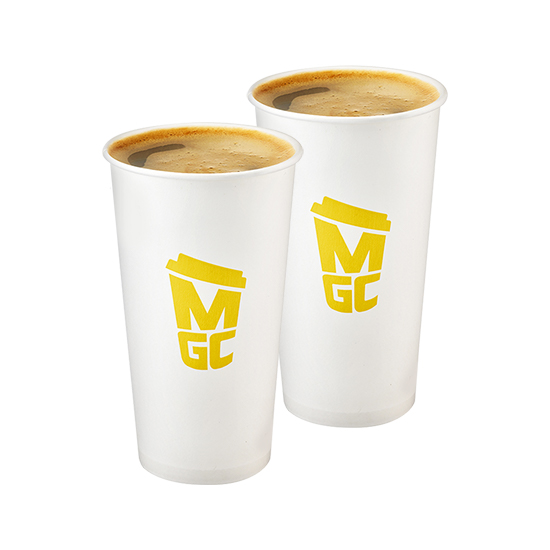 메가커피 핫아메리카노 2잔