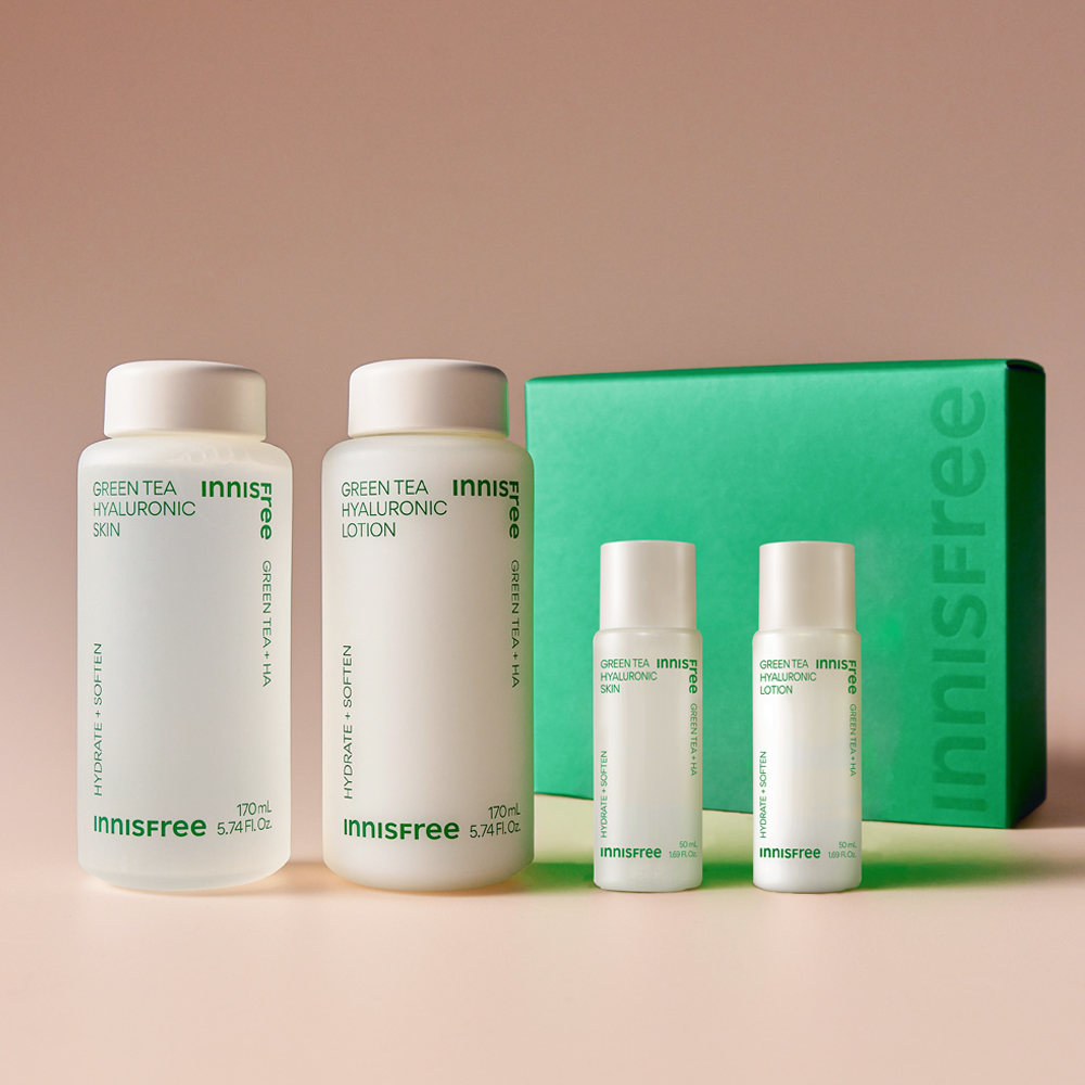 [이니스프리] 그린티 히알루론산 스킨케어 세트