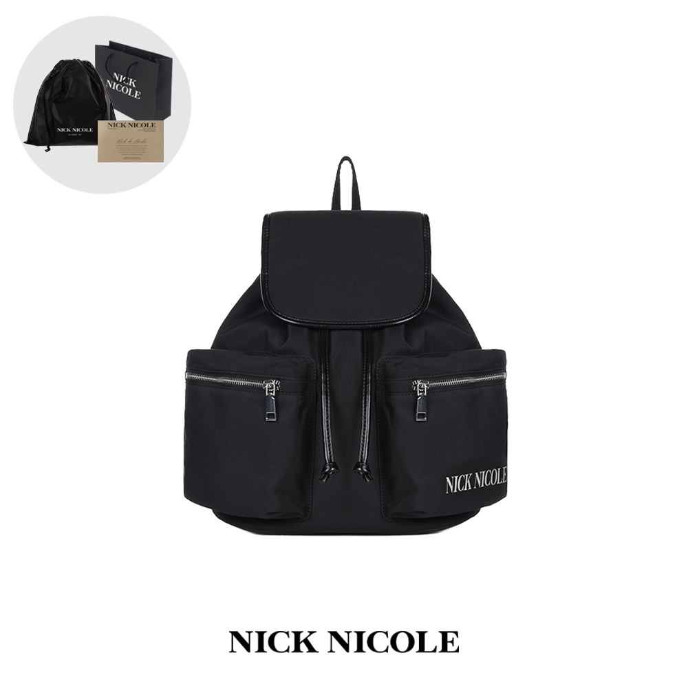 문가영 착용][선물포장] 닉앤니콜 NICOLE TWO POCKET RUCKSACK