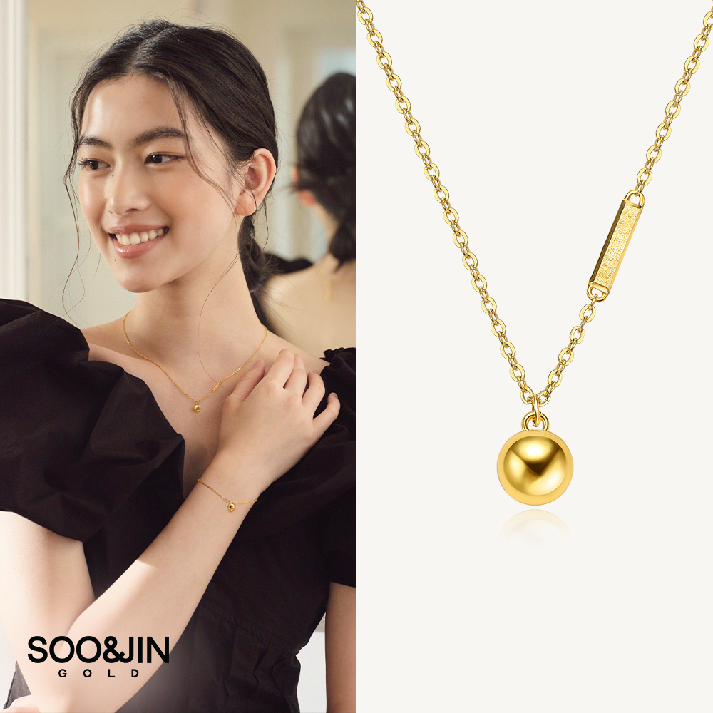볼 체인 목걸이 24K 순금 2.7g : 선물하기