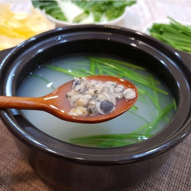 재첩국