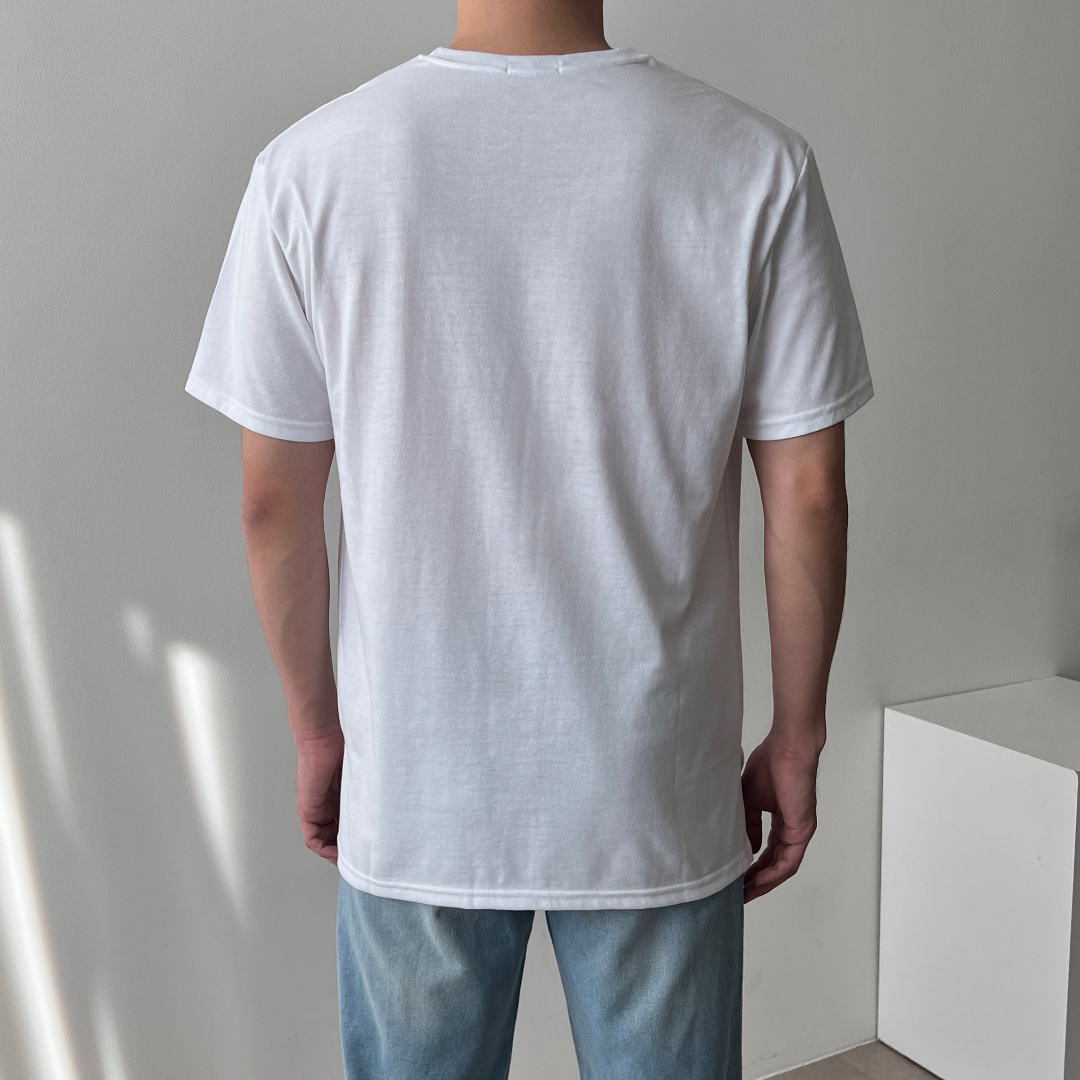 반팔 티셔츠 모델 착용 이미지-S16L2