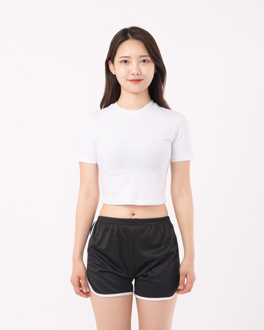 걸포유 섹시 돌핀팬츠 코디 3부 여성 트레이닝 반바지 빅사이즈 상세 이미지 14