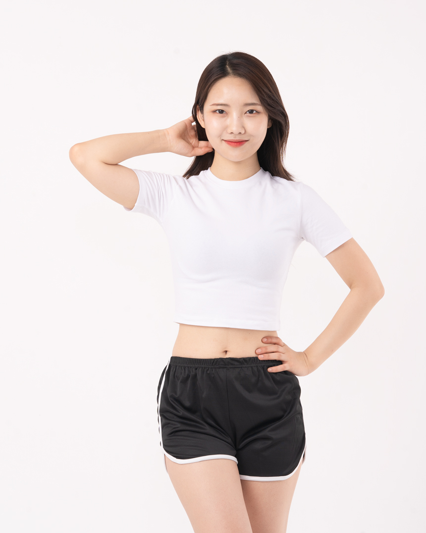 걸포유 섹시 돌핀팬츠 코디 3부 여성 트레이닝 반바지 빅사이즈 상세 이미지 17