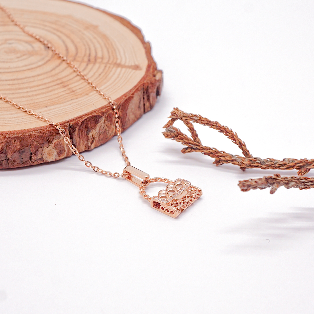 14k 미니백 참 목걸이 OPDLN5521