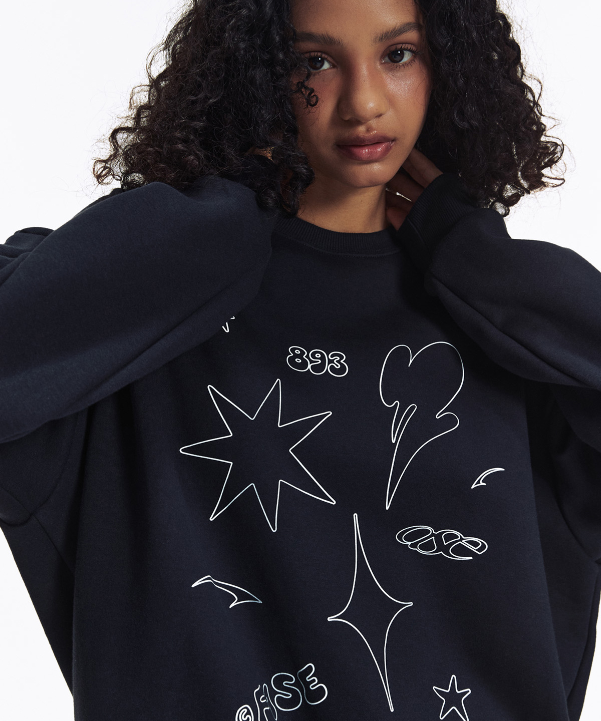 DRAWING FIGURE SWEATSHIRTS - NAVY
