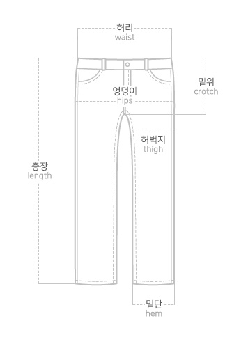 [1천장돌파][MADE] 빅사이즈 S-4XL 틴즈 절개 스트링 뒷밴딩 카고 와이드 데님 팬츠 청바지 상세 이미지 35