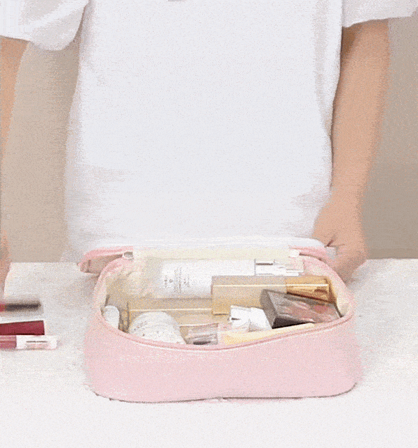 💕최저가 5타입💕스퀘어 파우치 대형 휴대용 미니 (여행용 화장품 학생 선물 방수 가방 정리백 멀티파우치 수납) 상세 이미지 3