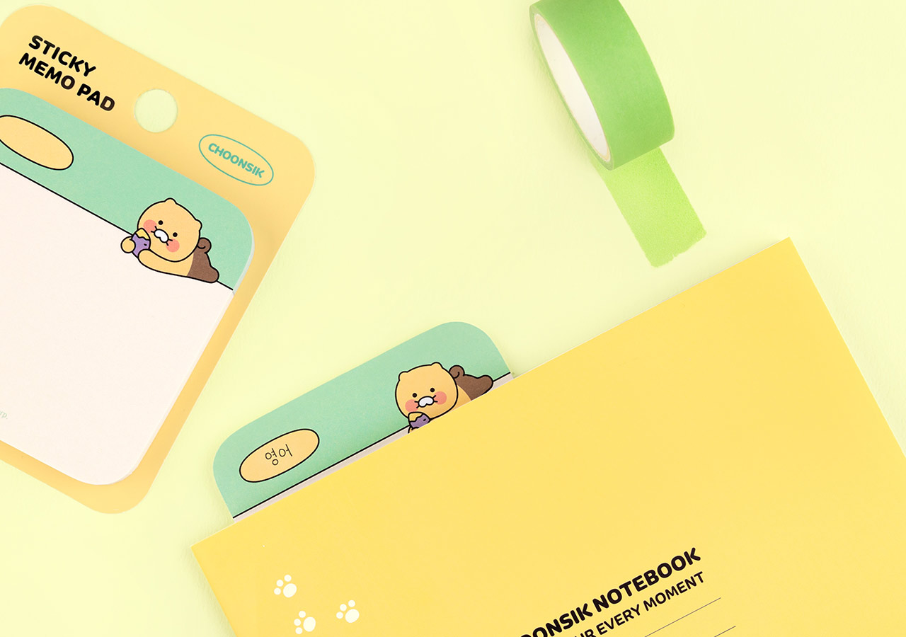 Kakao Friends Chunsik Sticky Notes