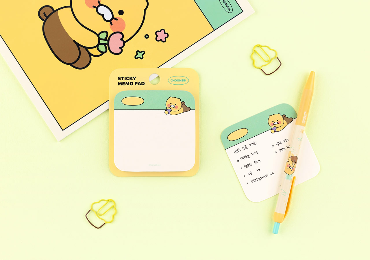 Kakao Friends Chunsik Sticky Notes