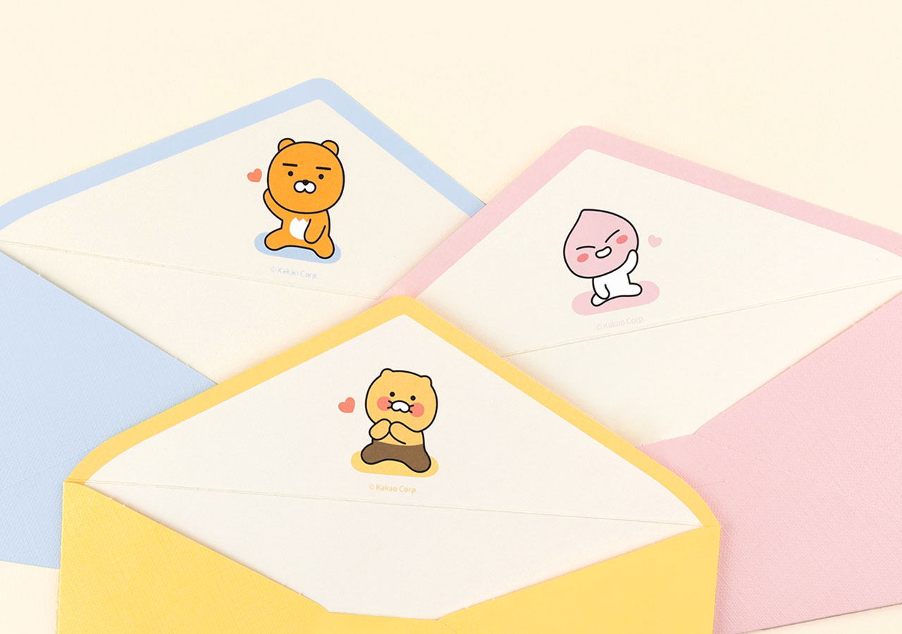 Kakao Friends Ryan Envelope Set