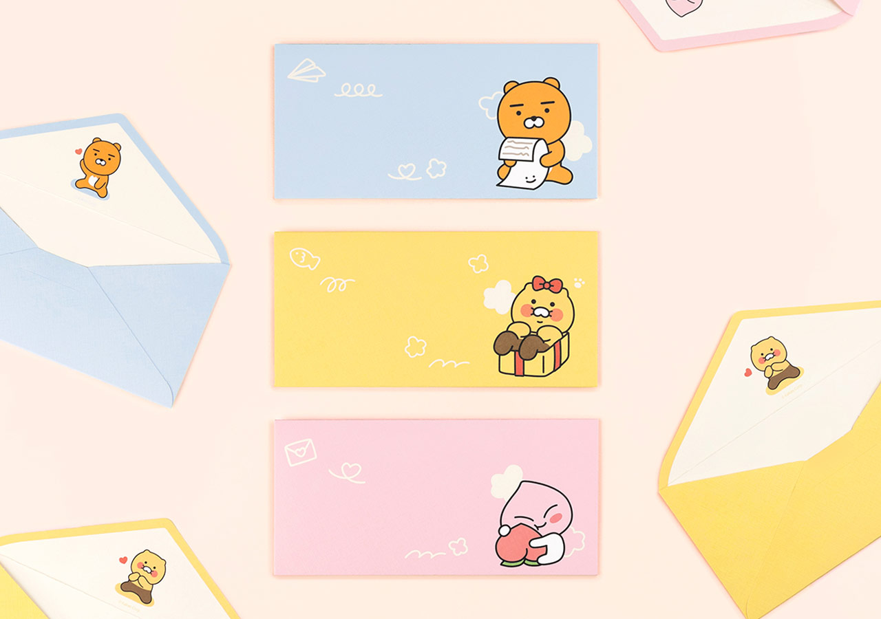 Kakao Friends Ryan Envelope Set