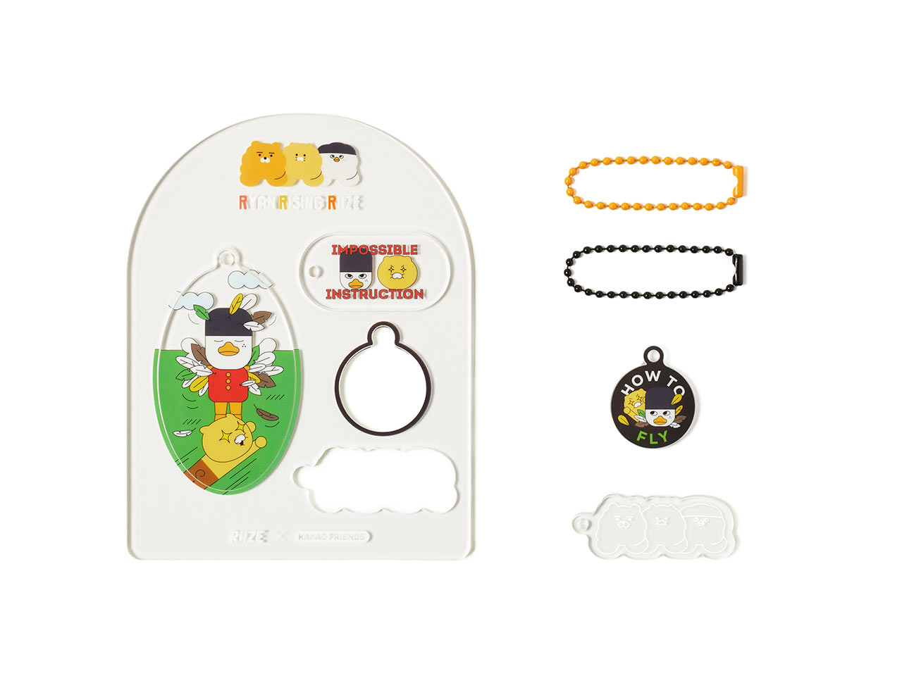 Porte-cles Acrylique Friends - Kakao Friends