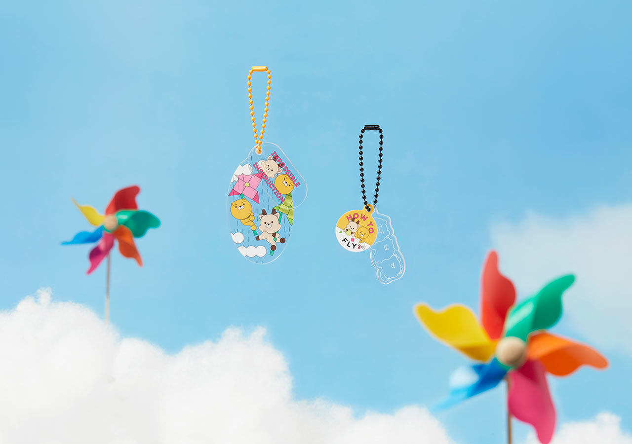 Porte-cles Acrylique Friends - Kakao Friends
