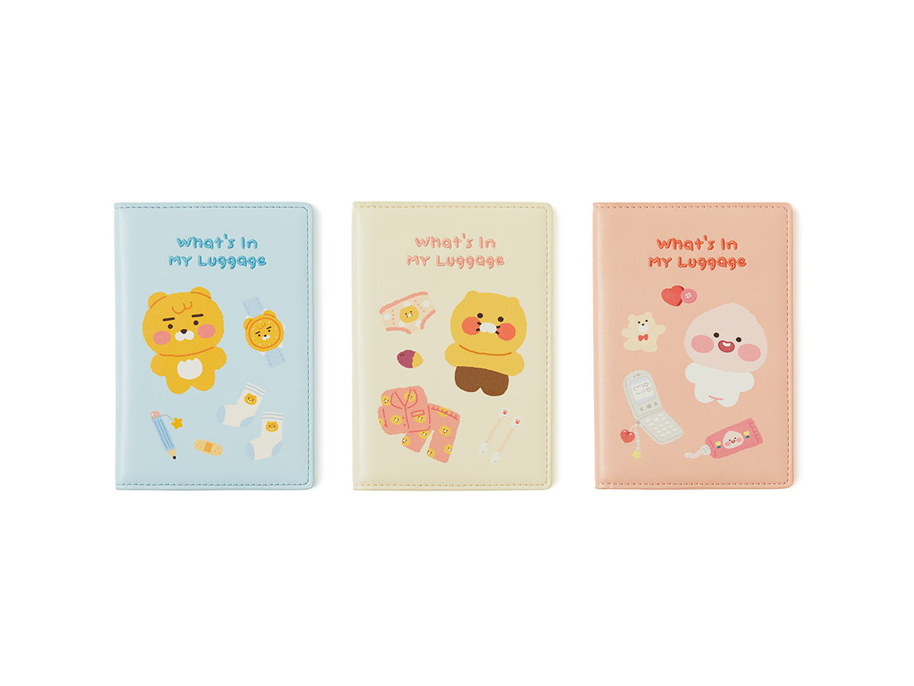 Etui Passeport Petite Apeach - Kakao Friends