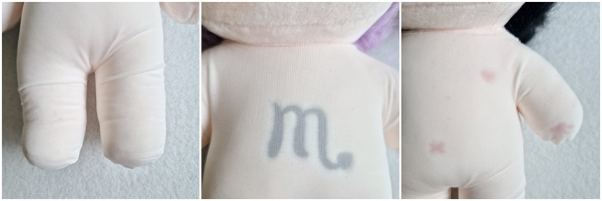 지오몽 10cm 15cm 20cm 인형옷 이염방지복 바디슈트 내의 상세 이미지 5