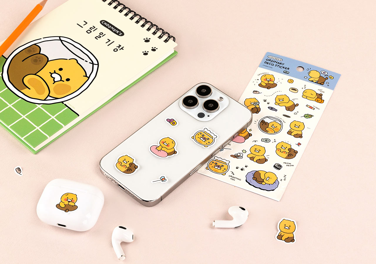 Stickers Deco Chunsik - Kakao Friends
