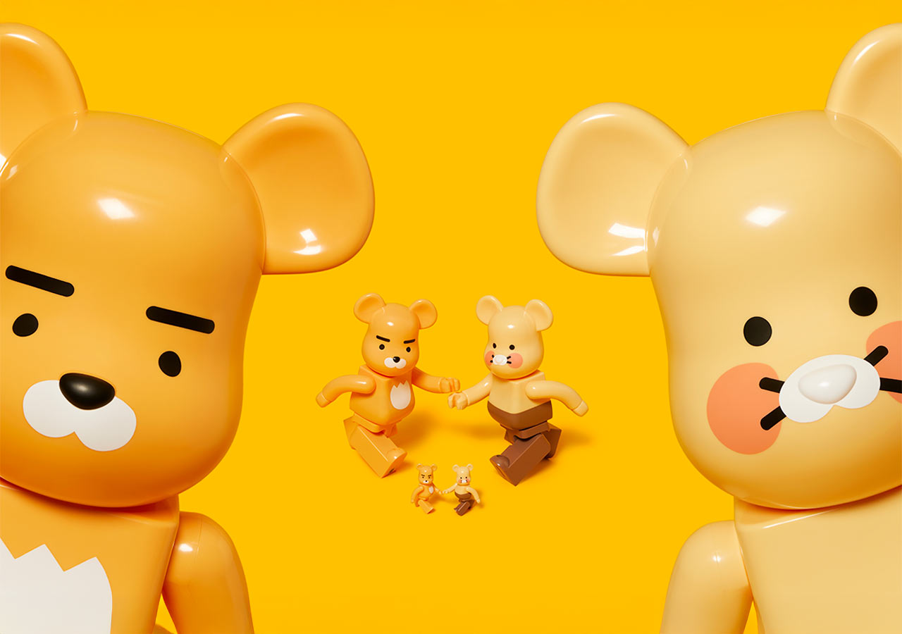 Bearbrick Ryan - Kakao Friends