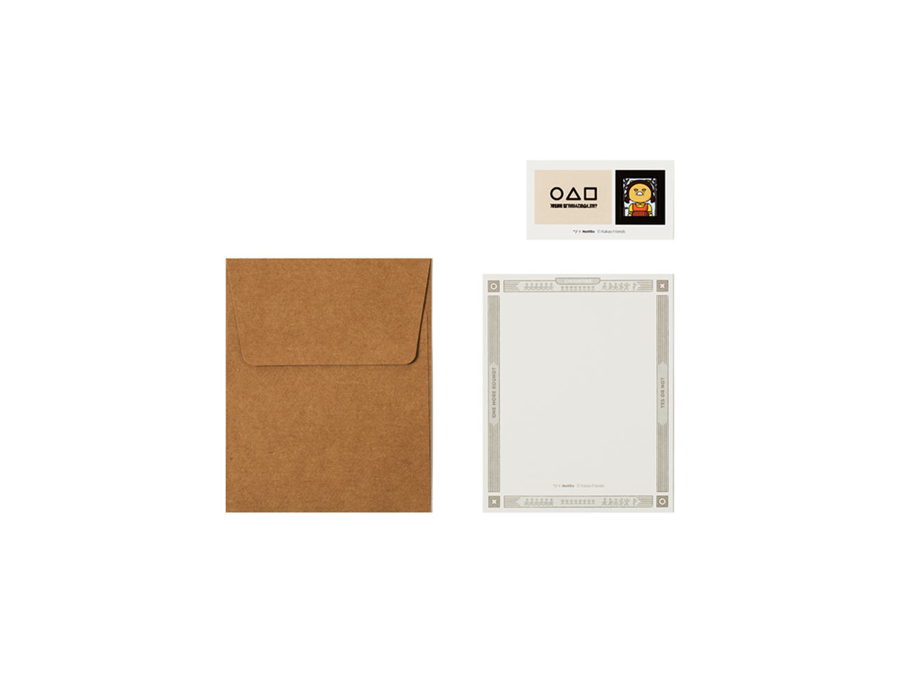 X Friends Chunsik Greeting Card