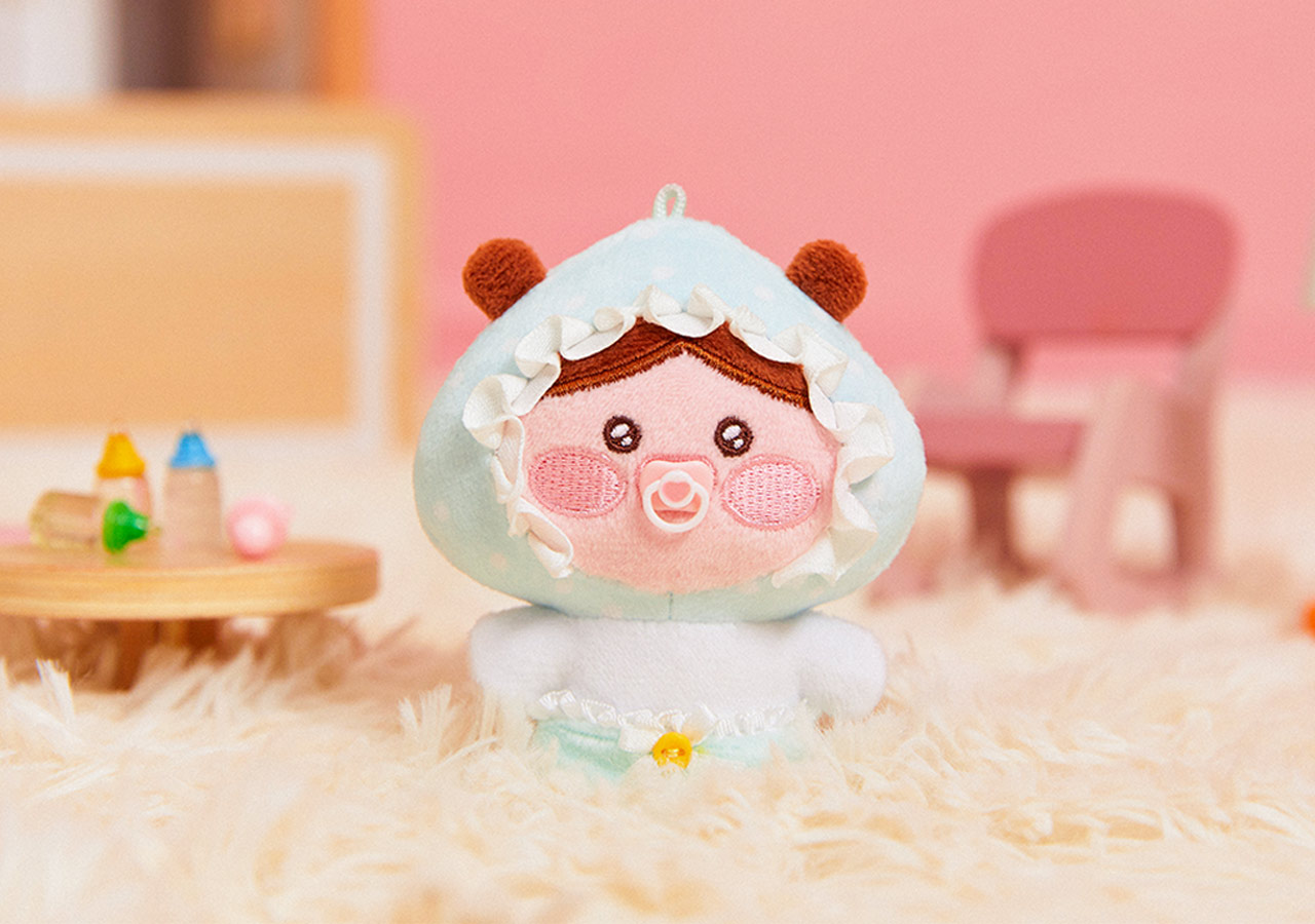 Peluche Porte-cles Petite Apeach - Kakao Friends