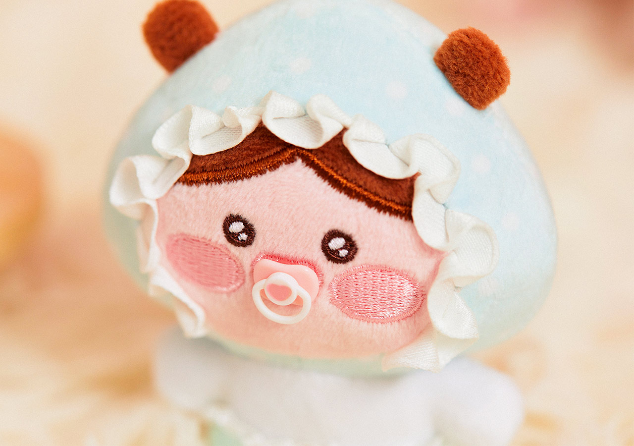 Peluche Porte-cles Petite Apeach - Kakao Friends