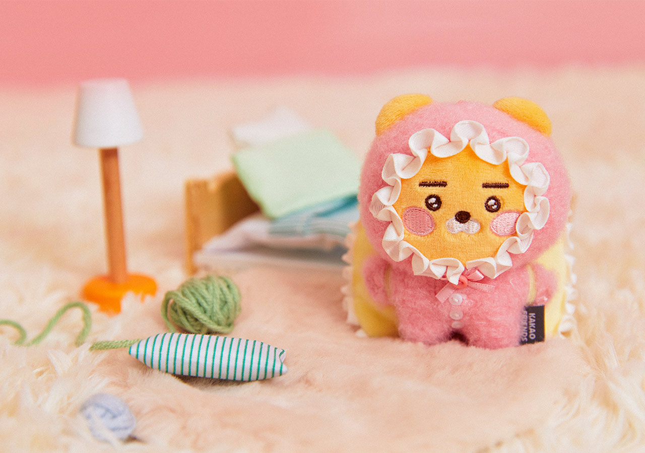 Peluche Porte-cles Petit Ryan - Kakao Friends