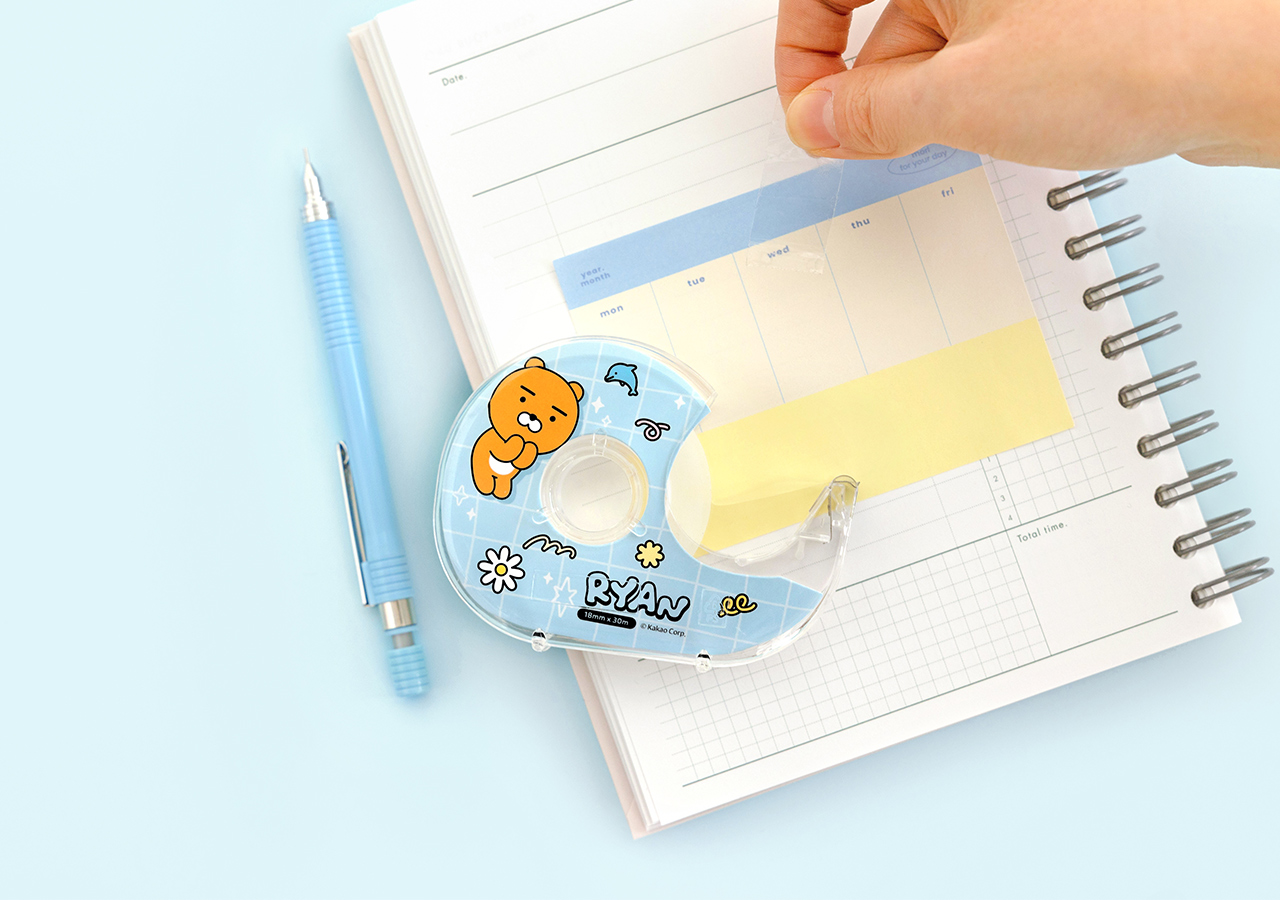 Clear Ruban Adhesif Ryan Sticker