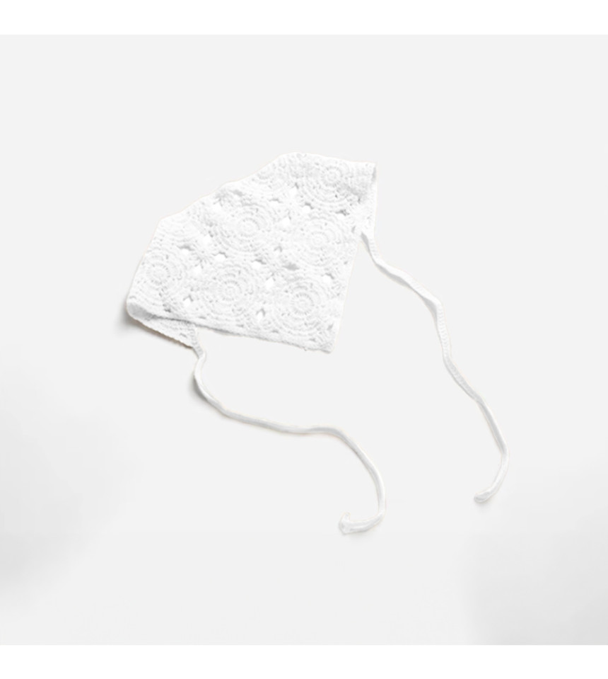FOSSETTE[포셋] 소네뜨 헤어 두건 / 니트 삼각 뜨개 여름 반다나 스카프 커치프 상세 이미지 20