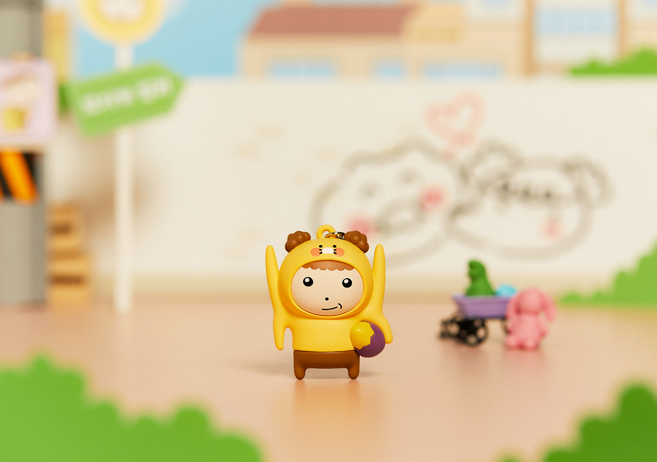 XFriends Figurine Keychain