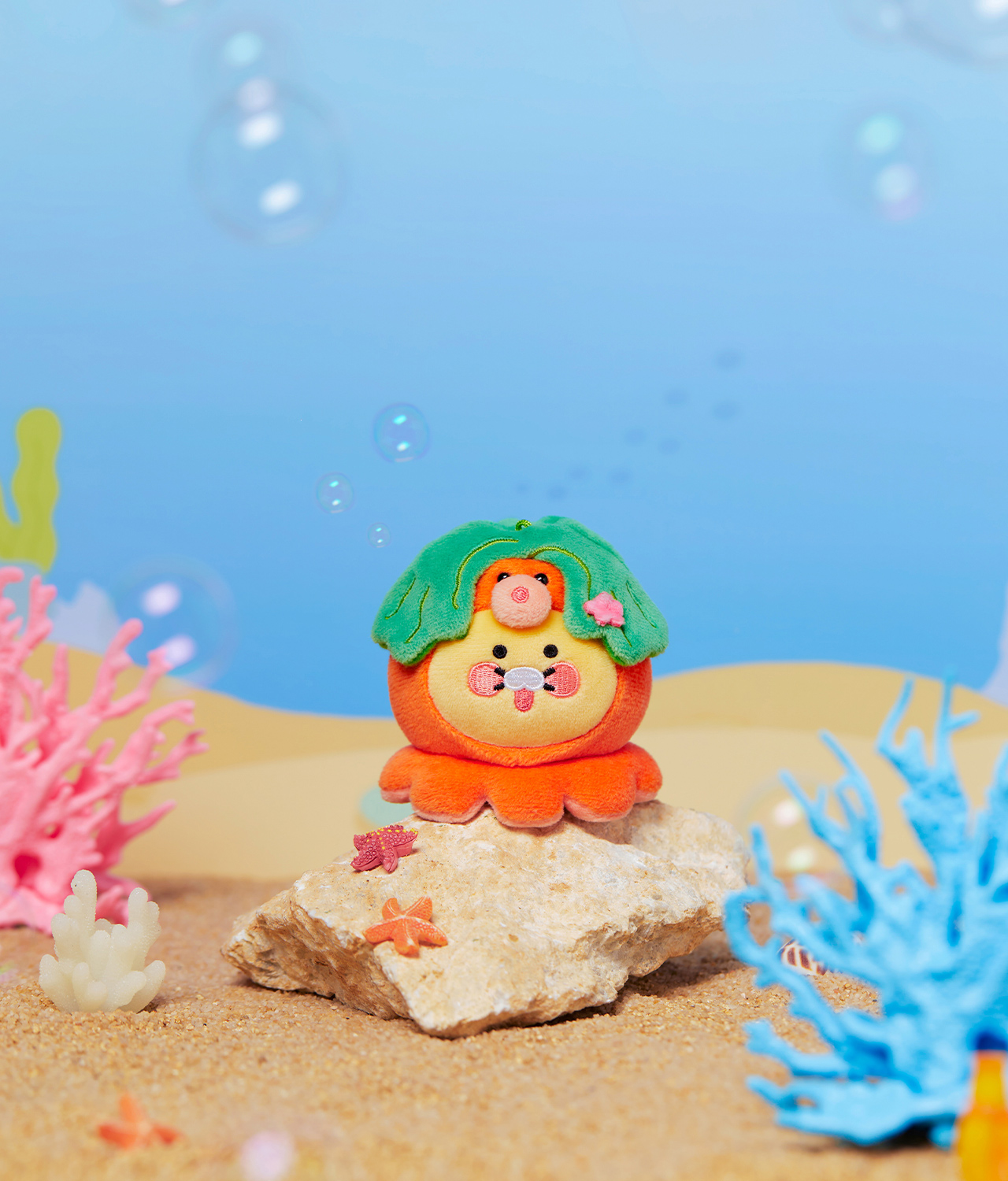 Kakao Friends Chunsik Plush Keyring