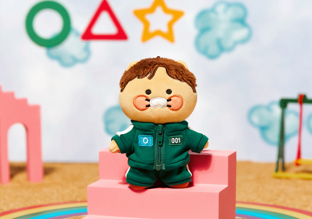 X Friends Keychain Chunsik Mini Plush