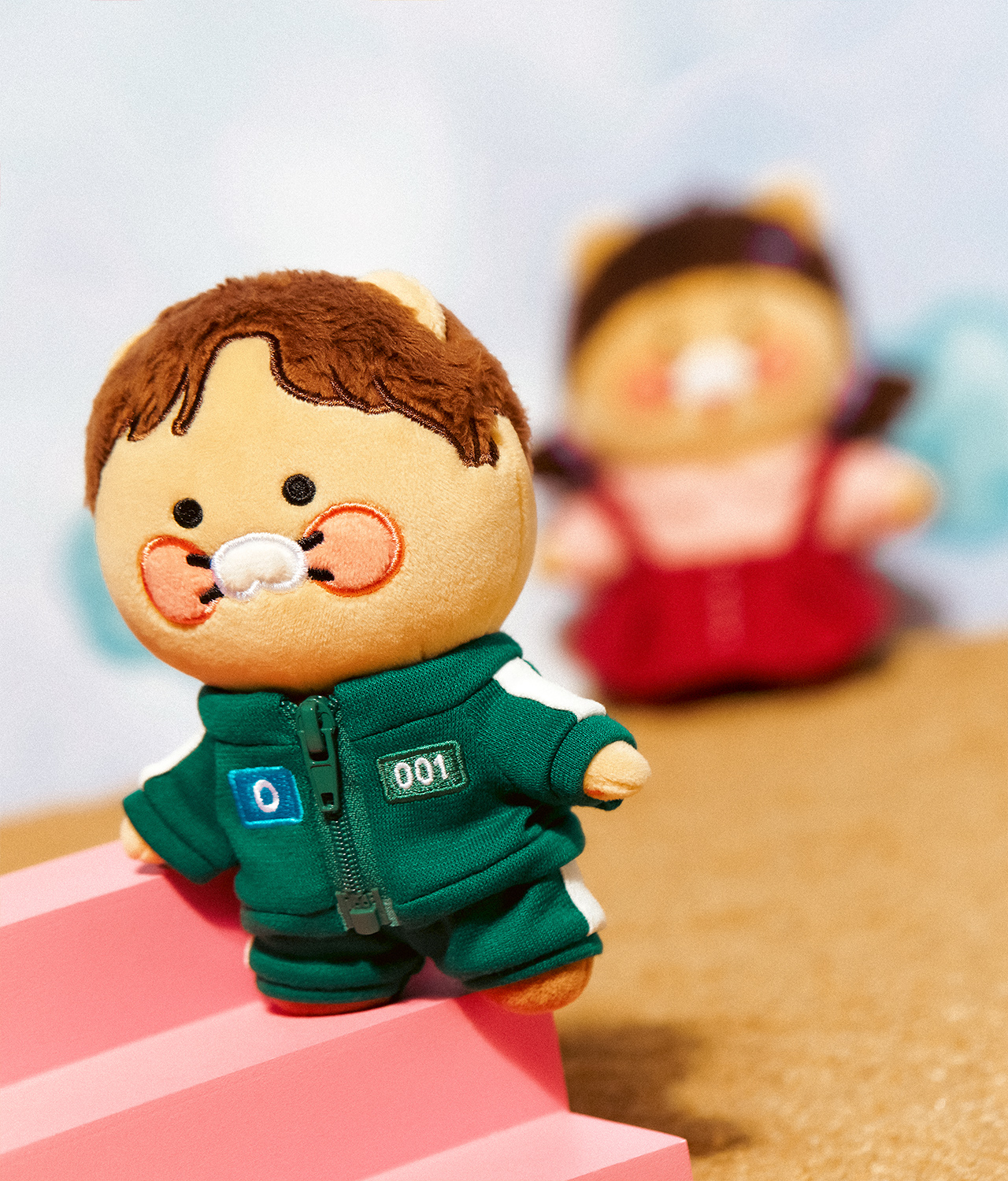 X Friends Keychain Chunsik Mini Plush