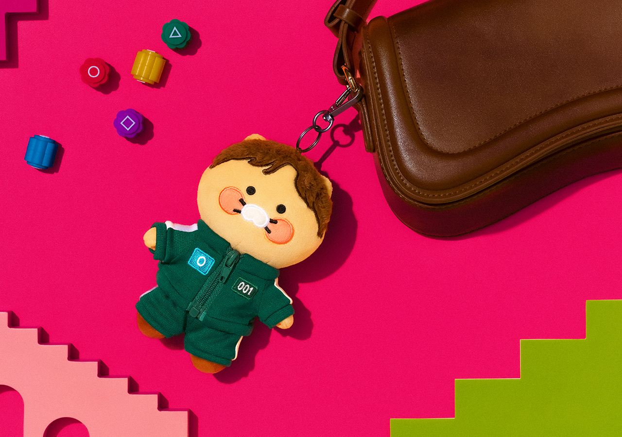 X Friends Keychain Chunsik Mini Plush