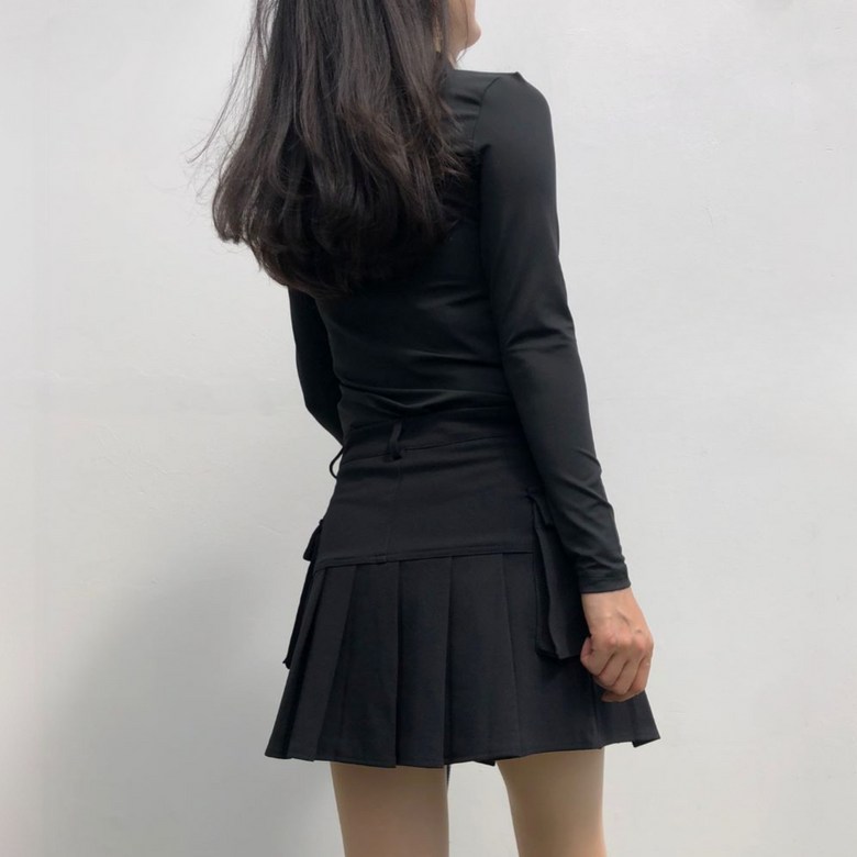 여성 봄 가을 겨울 솔리드하이넥 긴팔이너 로로얼로이 상세 이미지 88