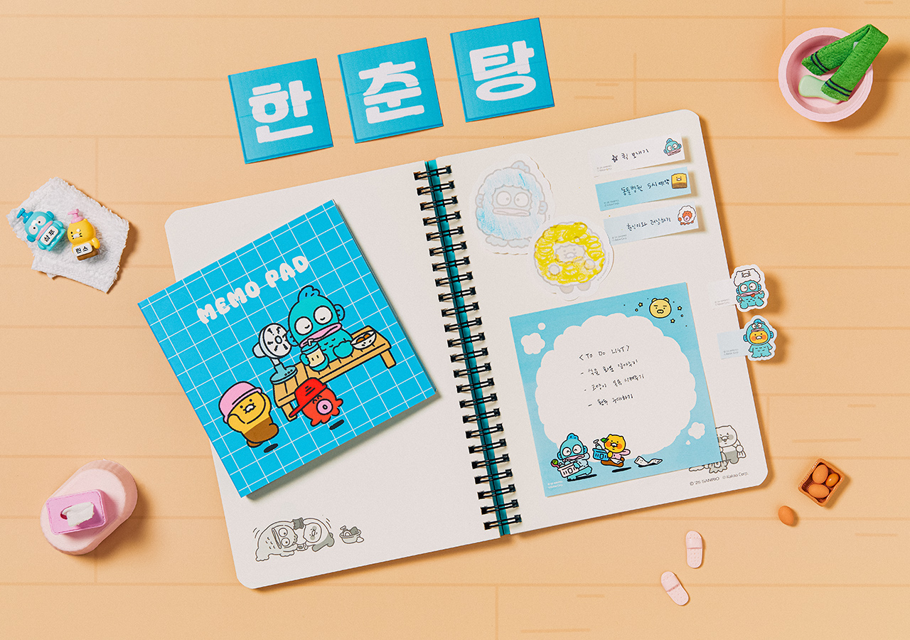 X Friends Bloc-notes Chunsik Stationery
