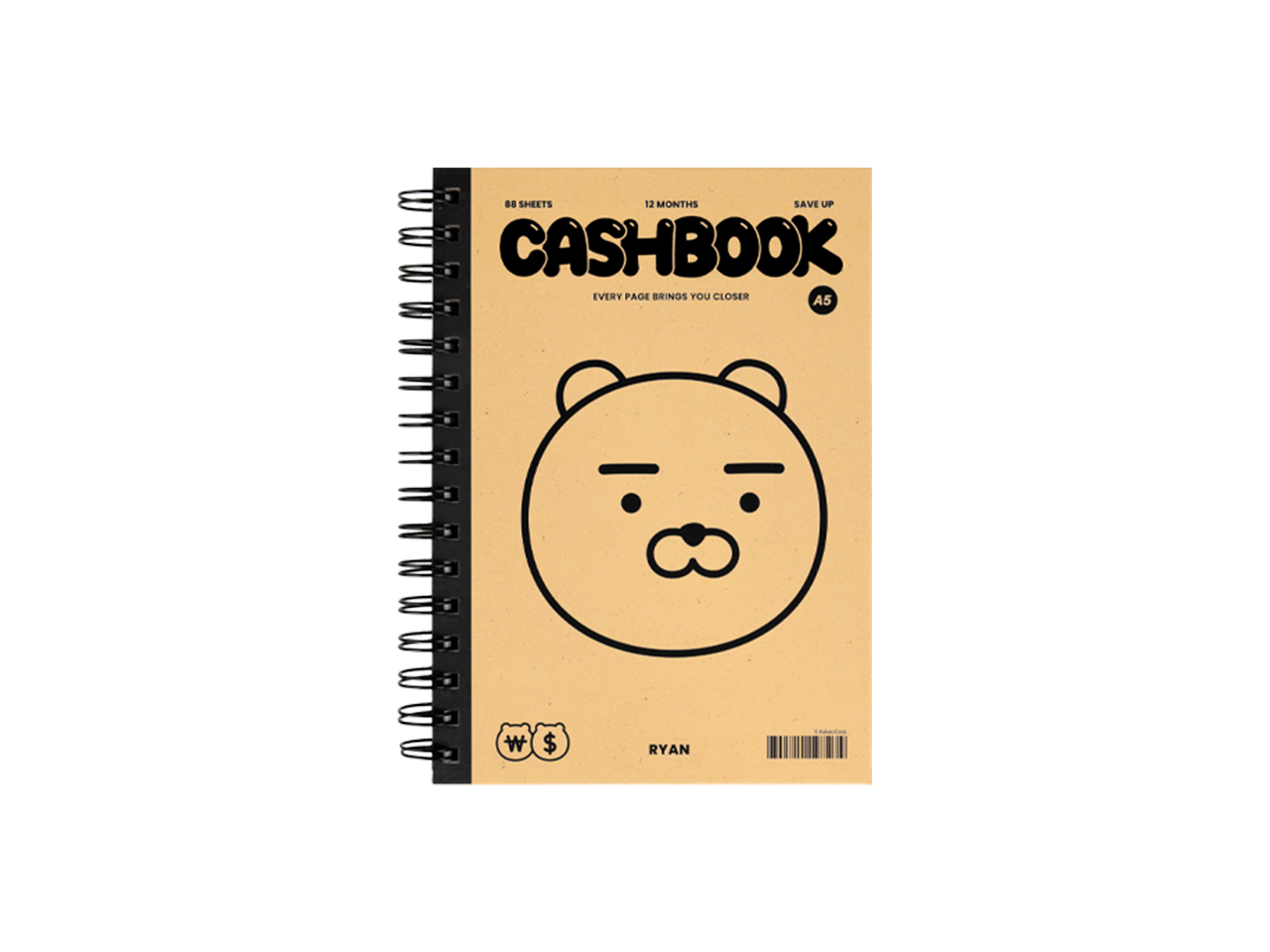 Kakao Friends Ryan Budget Book