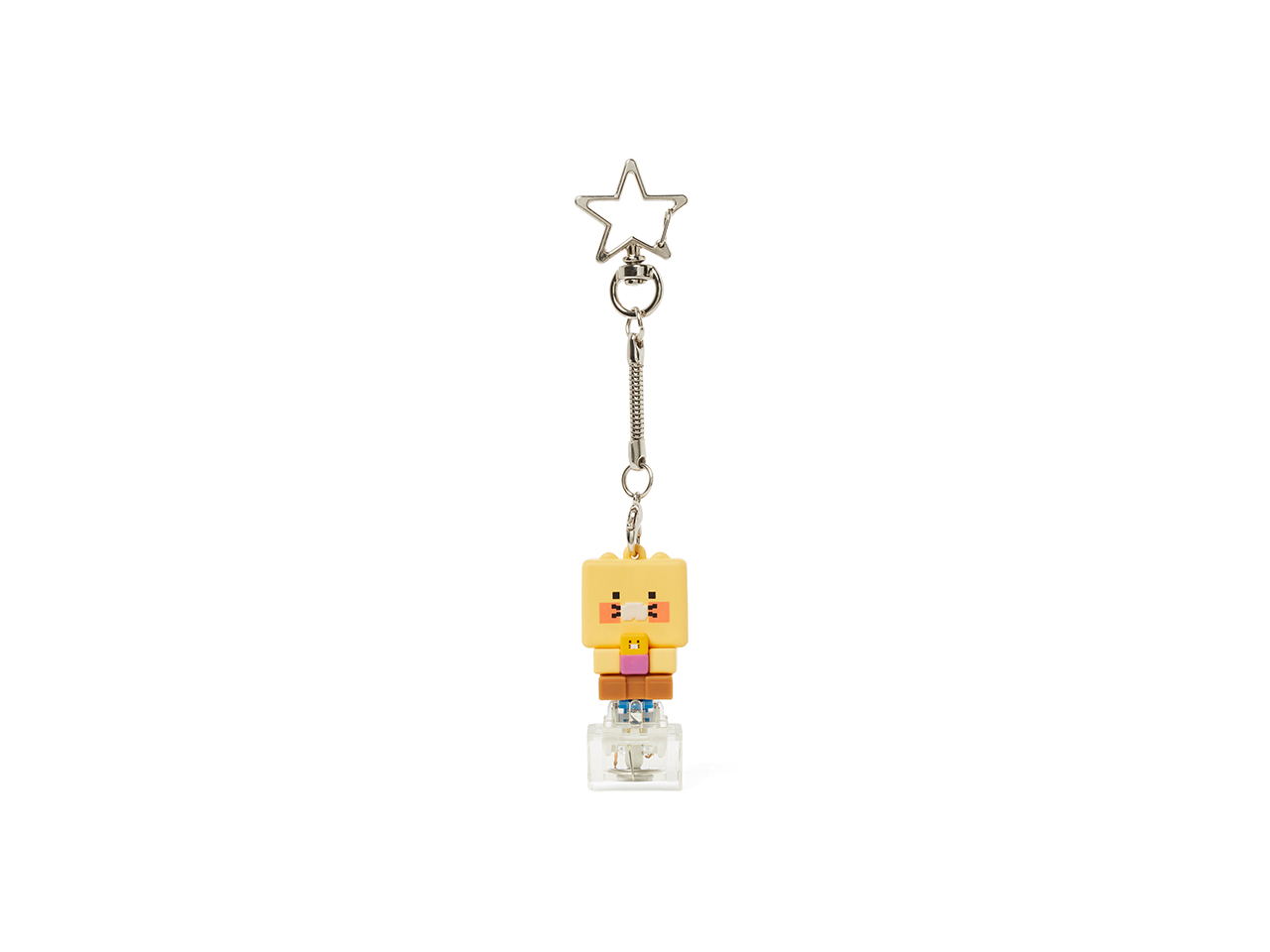 LED Cap Figurine Keychain Chunsik