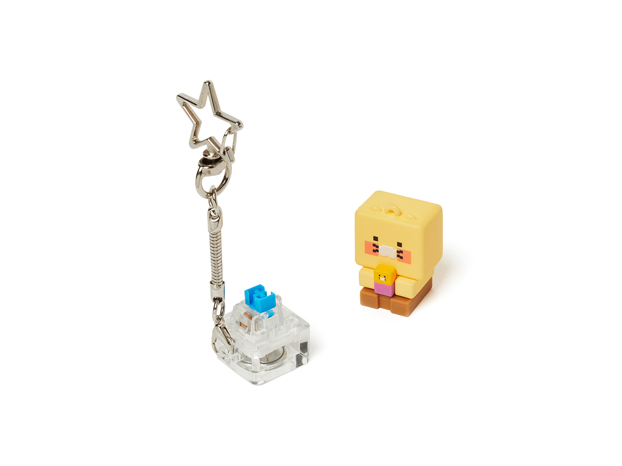 LED Cap Figurine Keychain Chunsik