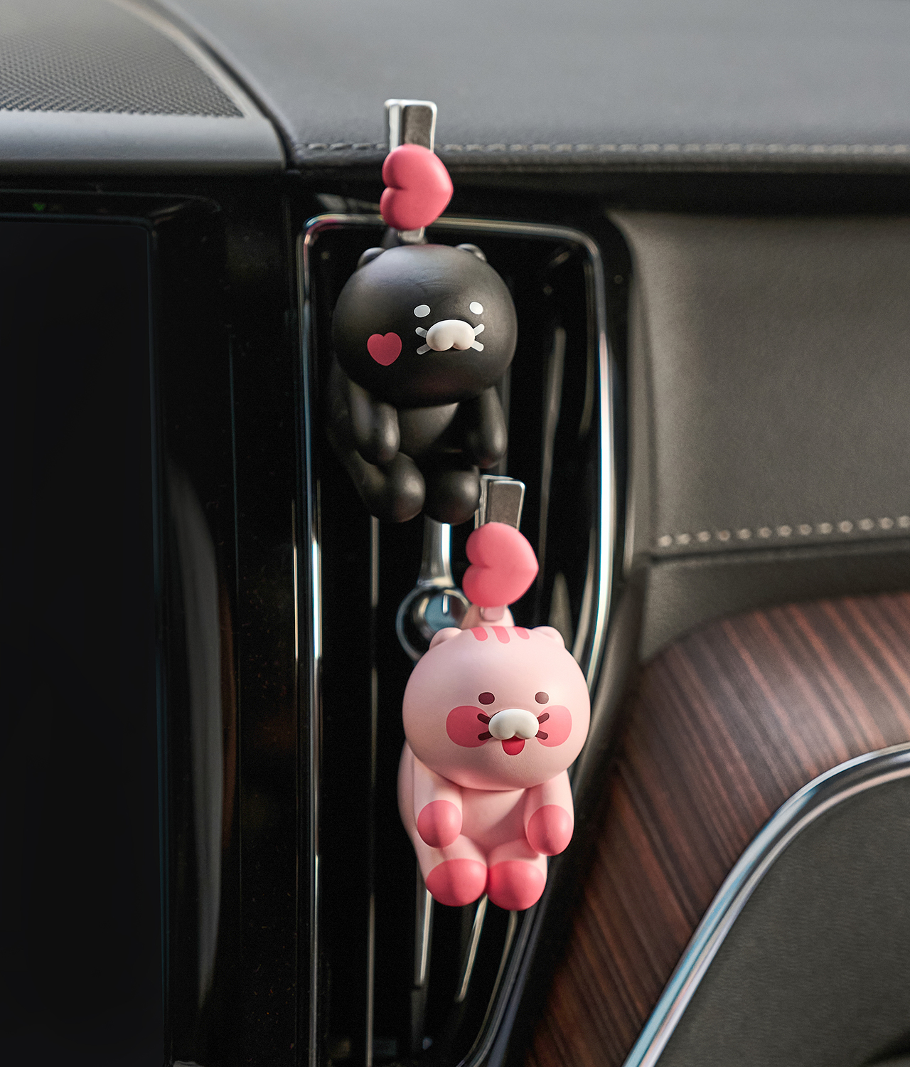 Black Car Air Freshener Rose Chunsik