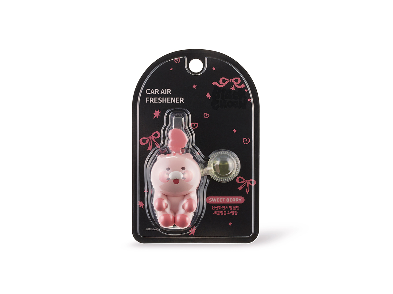 Black Car Air Freshener Rose Chunsik
