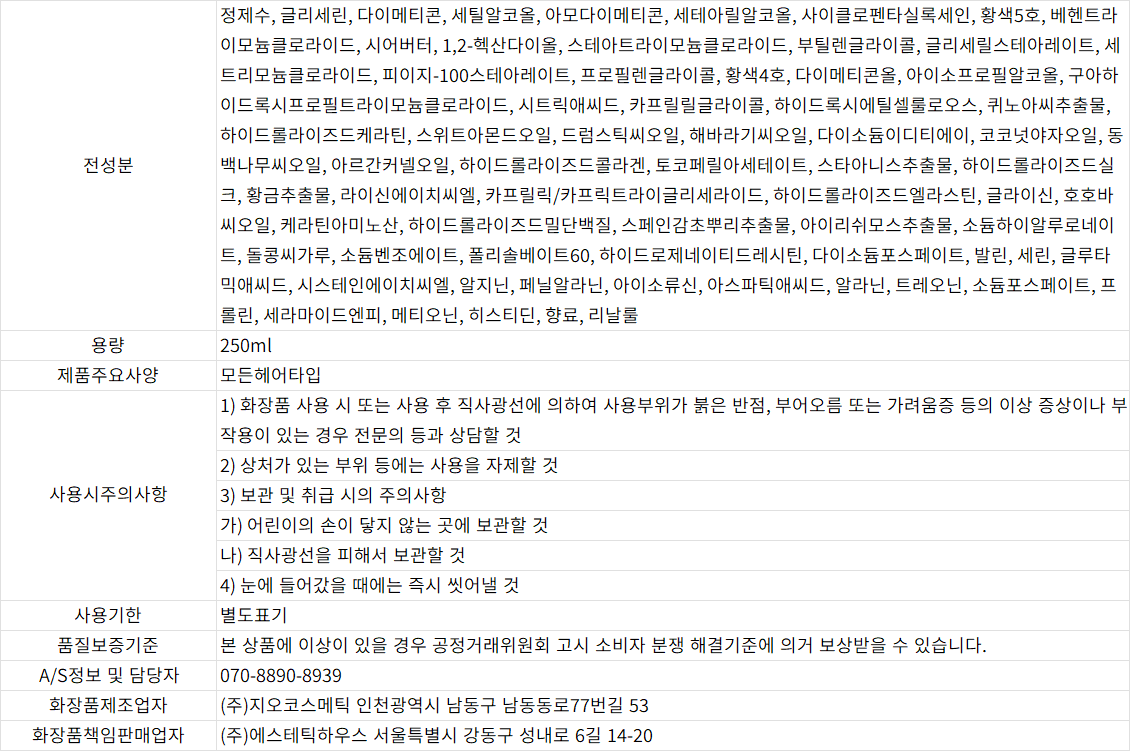 상품정보