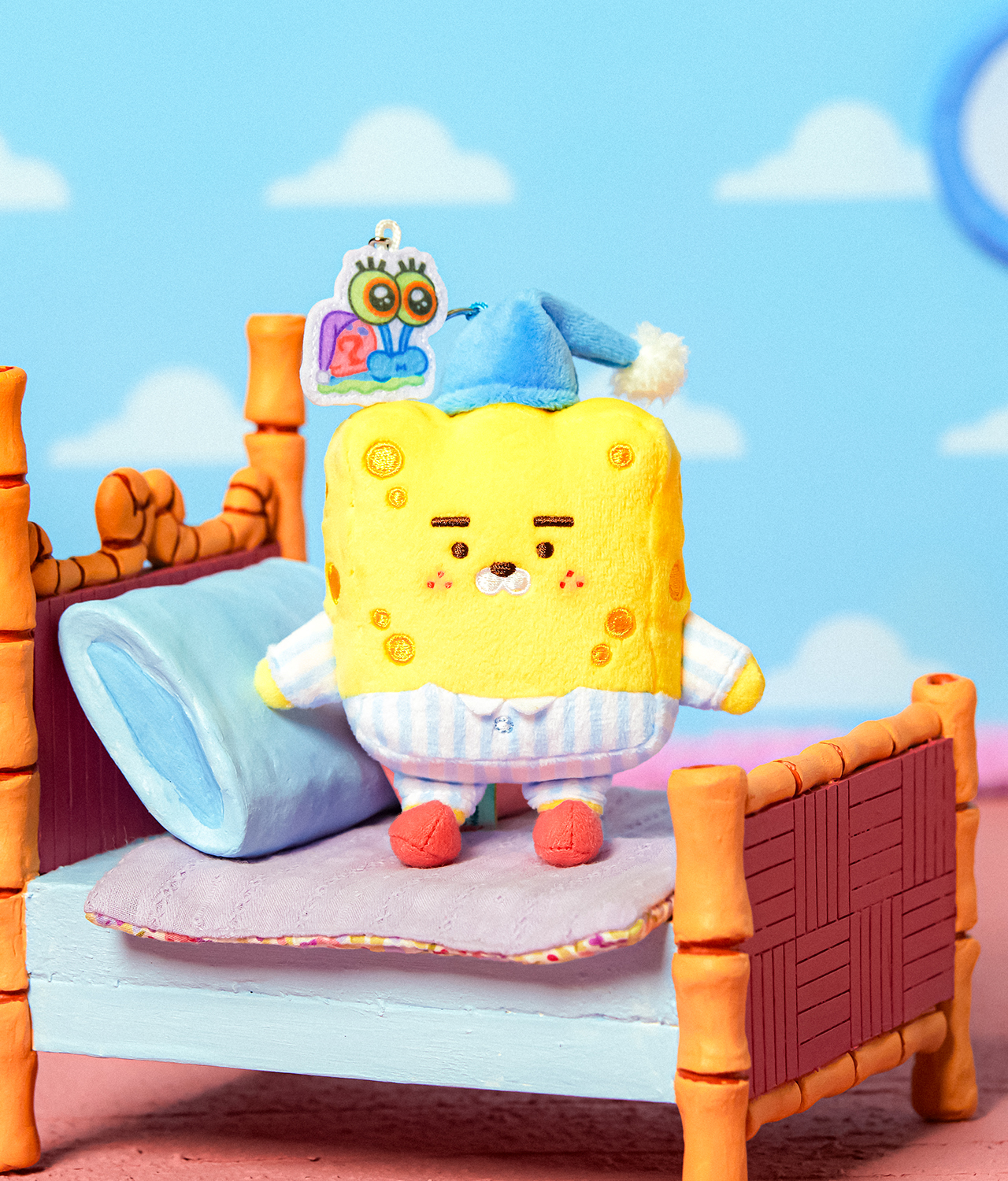 SpongeBobXFriends Baby SpongeBob Keychain Plush Little Ryan