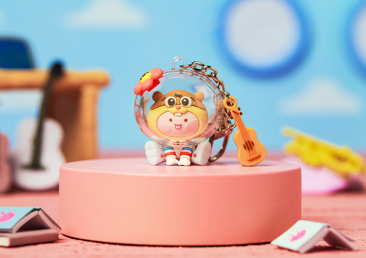 SpongeBobXFriends Baby Sandy Figurine Keychain Little Apeach
