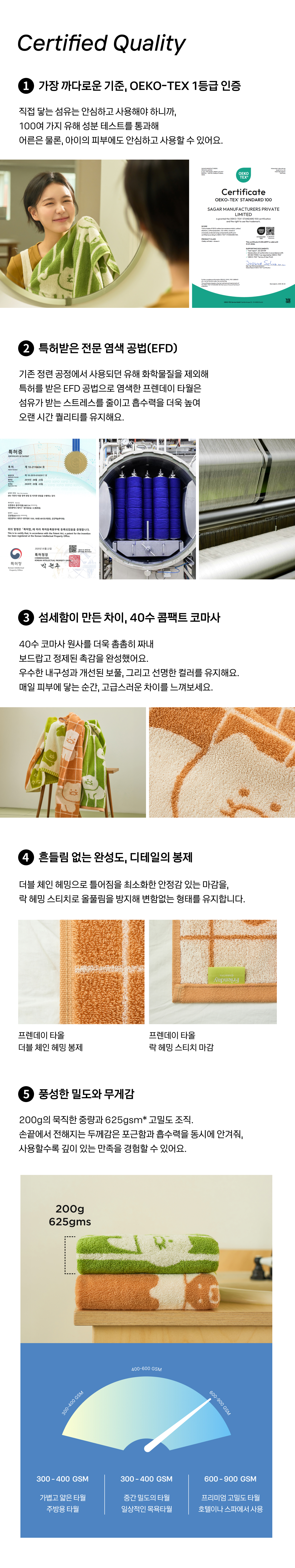 FRIENDAY 2P Set Green& Chunsik Serviette