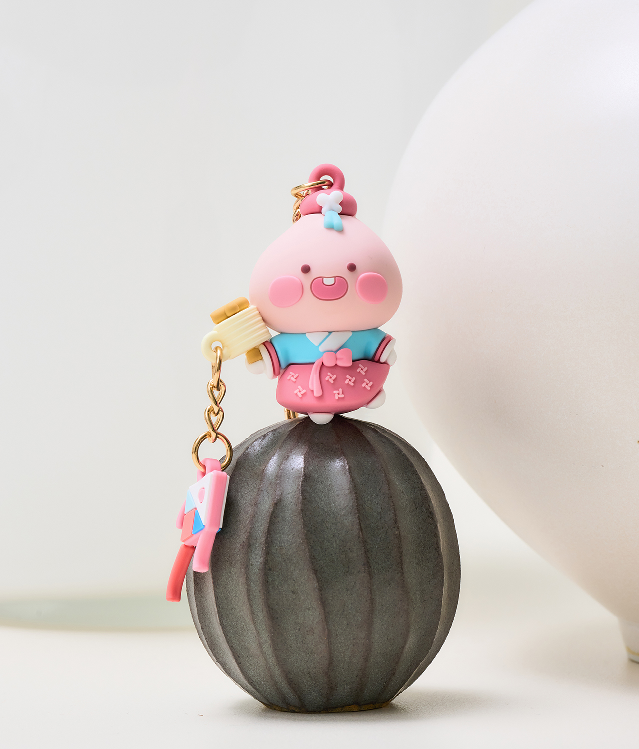Figurine Porte-cles Apeach - Kakao Friends