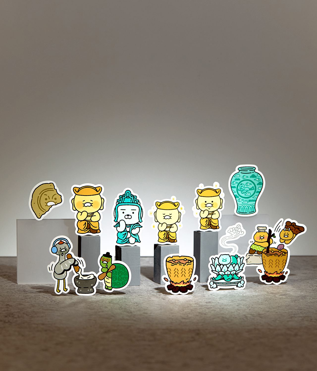 Set Stickers Deco Chunsik - Kakao Friends