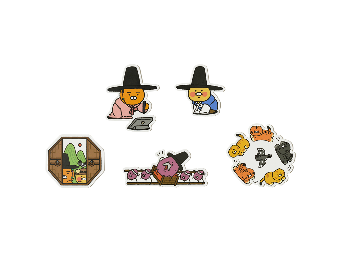 Set Stickers Deco Chunsik - Kakao Friends