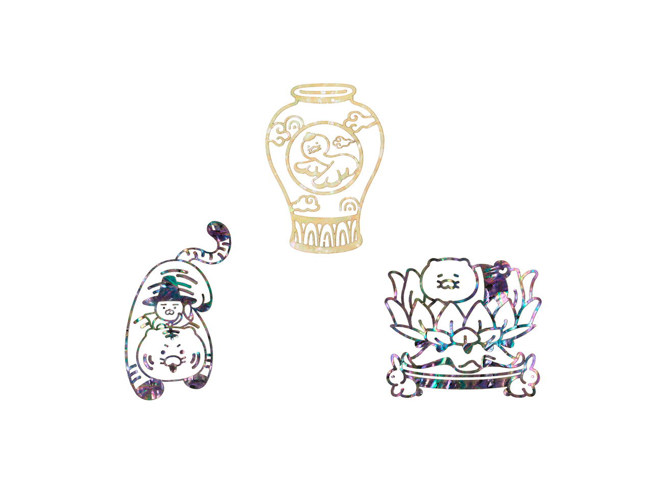 Stickers Nacre Chunsik - Kakao Friends